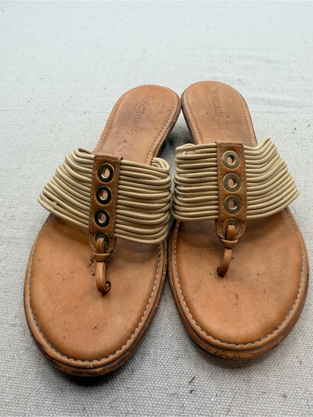Toscanella Leather Sandals- 9